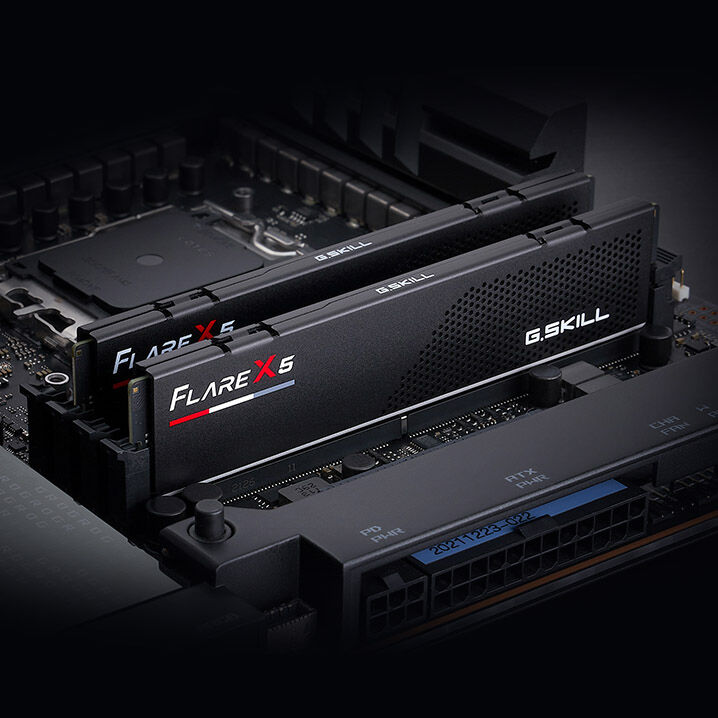G.Skill Flare X5, DDR5-5600, CL36, AMD EXPO - 32GB Dual Kit, Black