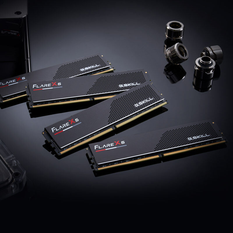 G.Skill Flare X5, DDR5-6000, CL32, AMD EXPO - 32 GB Dual-Kit, Schwarz