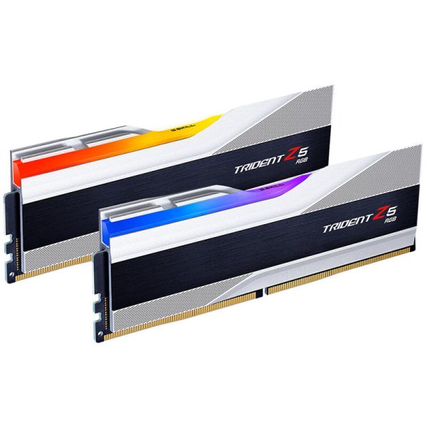 G.Skill Trident Z5 RGB, DDR5-6000, CL30, XMP 3.0 – 64GB Dual Kit, Silver