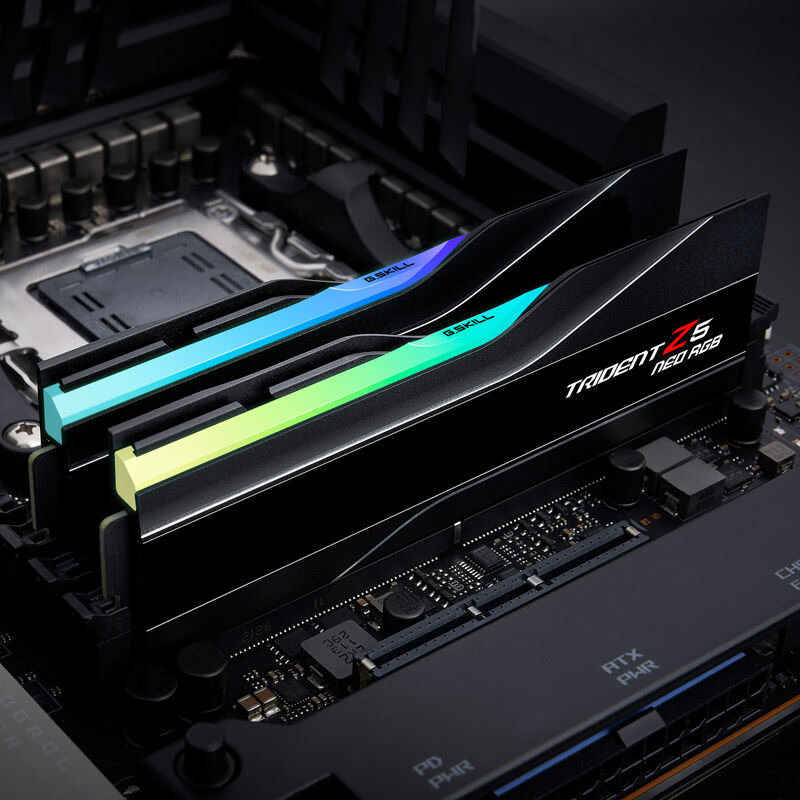 G.Skill Trident Z5 Neo RGB, DDR5-6000, CL30, AMD EXPO - 64GB Dual Kit, Black