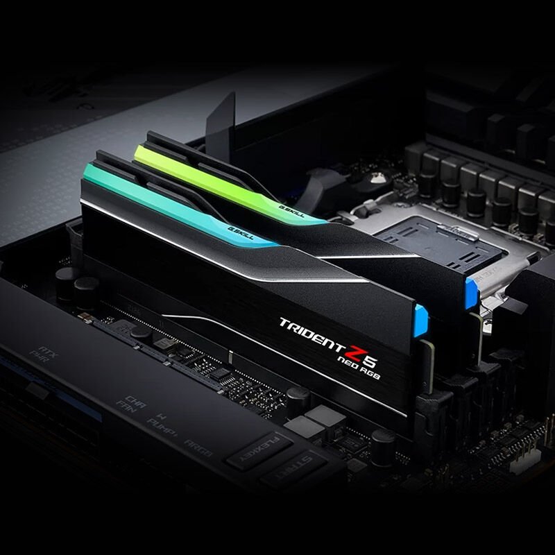 G.Skill Trident Z5 Neo RGB, DDR5-6000, CL30, AMD EXPO - 64GB Dual Kit, Black