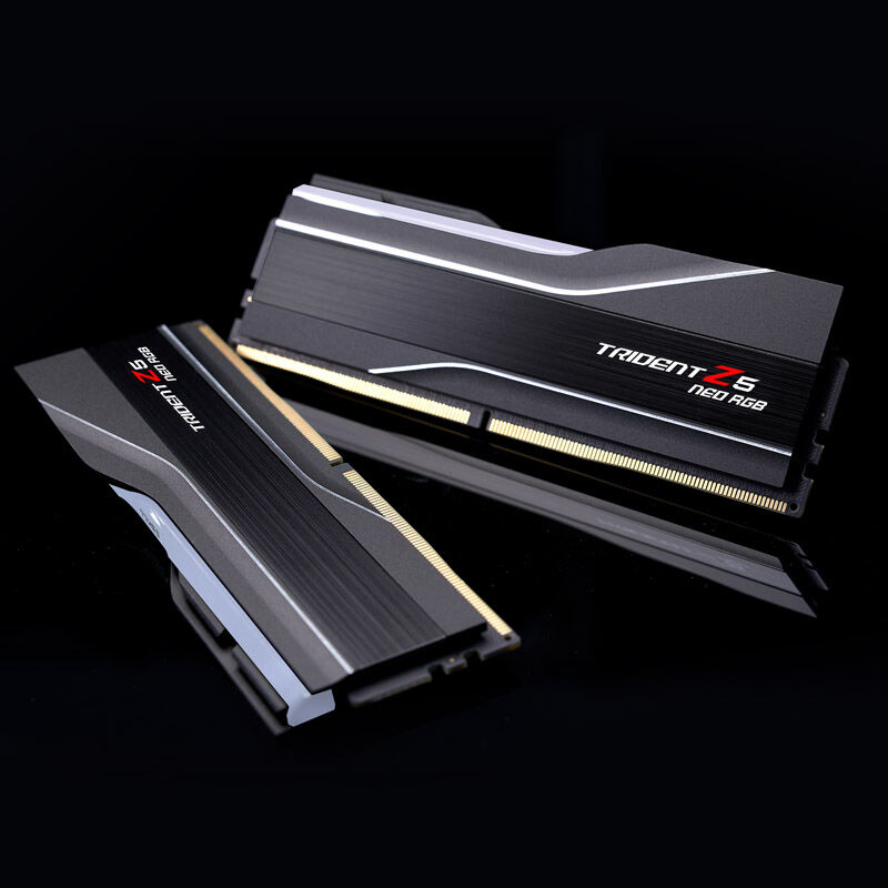 G.Skill Trident Z5 Neo RGB, DDR5-6000, CL30, AMD EXPO - 64GB Dual Kit, Black