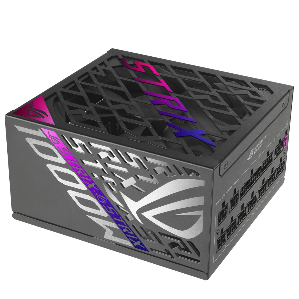 ASUS ROG Strix 1000 Platinum power supply, 80 PLUS Platinum, modular, PCIe 5.1 - 1,000 watts