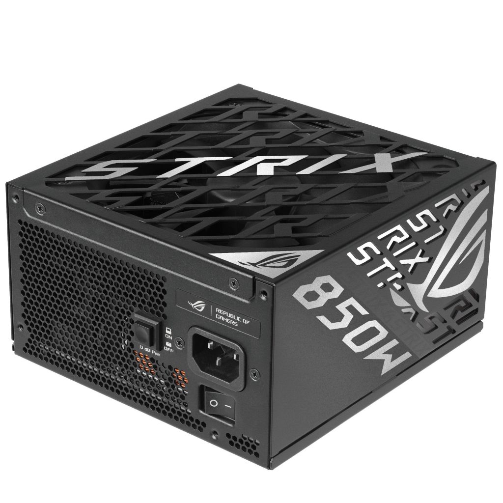 ASUS ROG Strix 850 Platinum power supply, 80 PLUS Platinum, modular, PCIe 5.1 - 850 watts