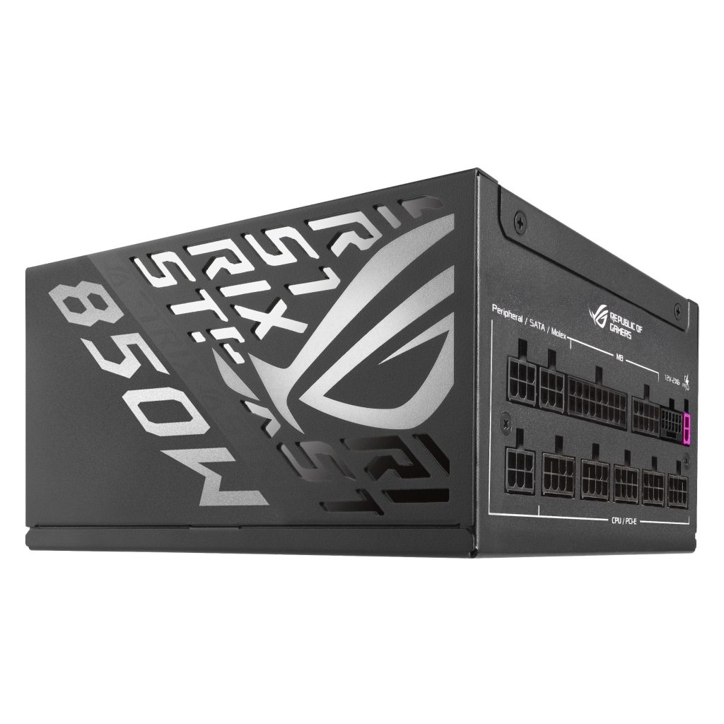 ASUS ROG Strix 850 Platinum power supply, 80 PLUS Platinum, modular, PCIe 5.1 - 850 watts