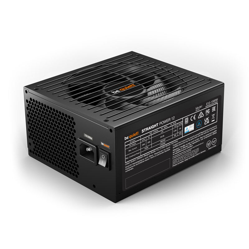 be quiet! Straight Power 12 power supply 80 PLUS Platinum, ATX 3.0, PCIe 5.0 - 1000 watts