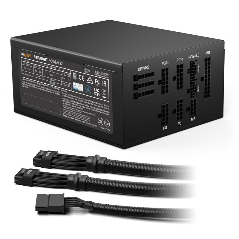 be quiet! Straight Power 12 power supply 80 PLUS Platinum, ATX 3.0, PCIe 5.0 - 1200 watts : image 5