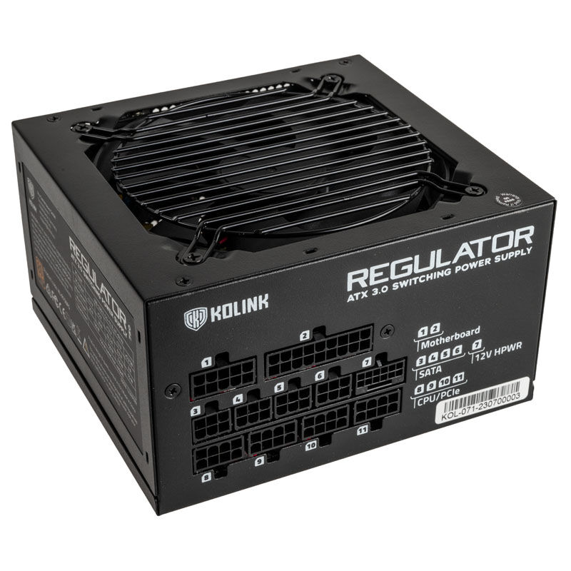 Kolink Regulator 80 PLUS Gold power supply, ATX 3.0, PCIe 5.0, modular - 850 watts