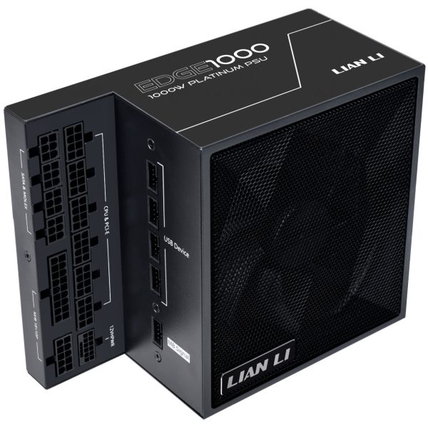 Lian Li EDGE EG1000 80 PLUS Platinum power supply, PCIe 5.1, ATX 3.1 – 1000 Watt, black
