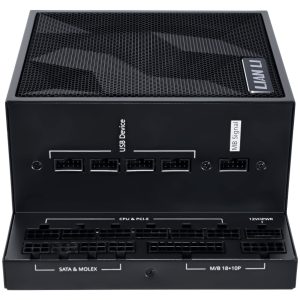 Lian Li EDGE EG1000 80 PLUS Platinum power supply, PCIe 5.1, ATX 3.1 - 1000 Watt, black : image 6