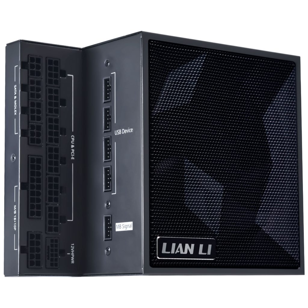 Lian Li EDGE EG1000 80 PLUS Platinum power supply, PCIe 5.1, ATX 3.1 - 1000 Watt, black : image 2