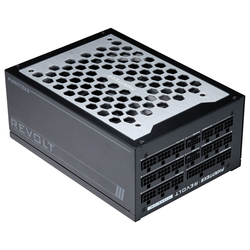 PHANTEKS Revolt 1600W Titanium, ATX 3.0, PCIe 5.0, fully modular - 1600 watts, black : image 1