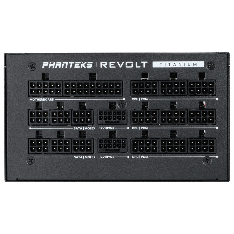 PHANTEKS Revolt 1600W Titanium, ATX 3.0, PCIe 5.0, fully modular - 1600 watts, black : image 7