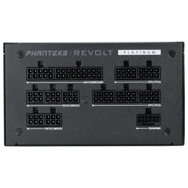 PHANTEKS Revolt 1200W Platinum, ATX 3.0, PCIe 5.0, fully modular - 1200 watts, black