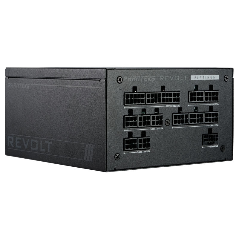 PHANTEKS Revolt 1000W Platinum, ATX 3.0, PCIe 5.0, fully modular - 1000 watts, black