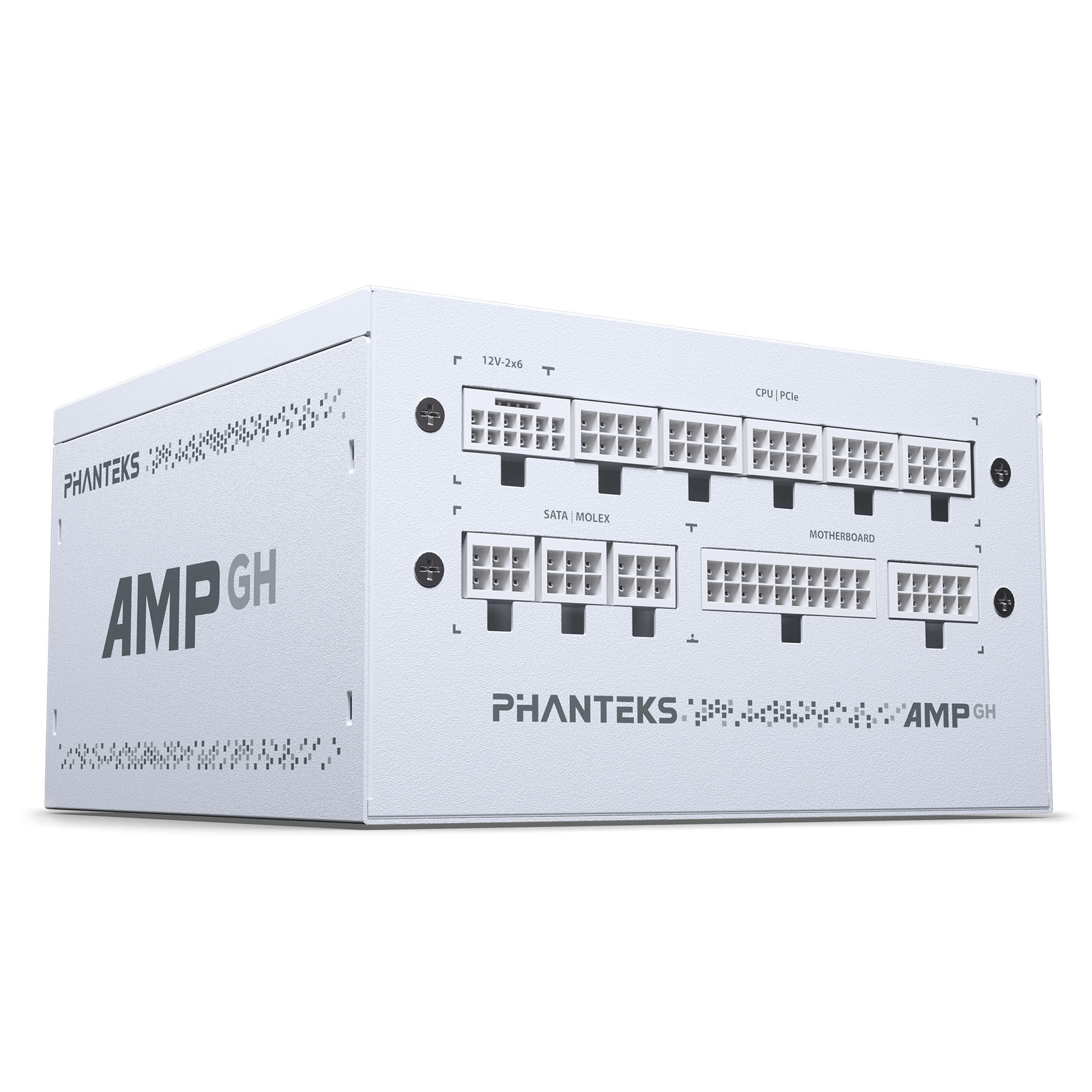 Phanteks AMP GH 750W 80 PLUS Gold power supply, PCIe 5.1, ATX 3.1 - 750 Watt, white
