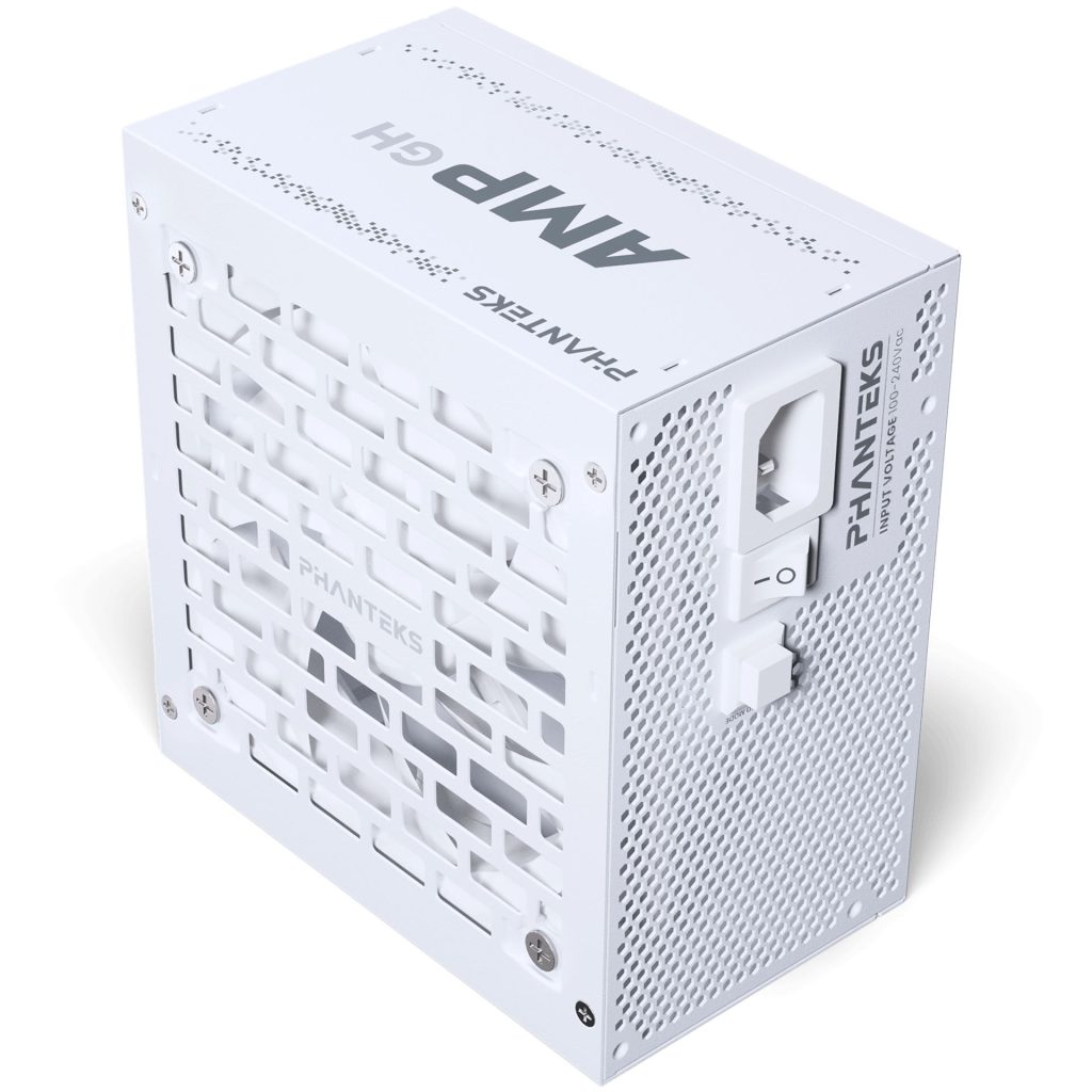 Phanteks AMP GH 750W 80 PLUS Gold power supply, PCIe 5.1, ATX 3.1 - 750 Watt, white