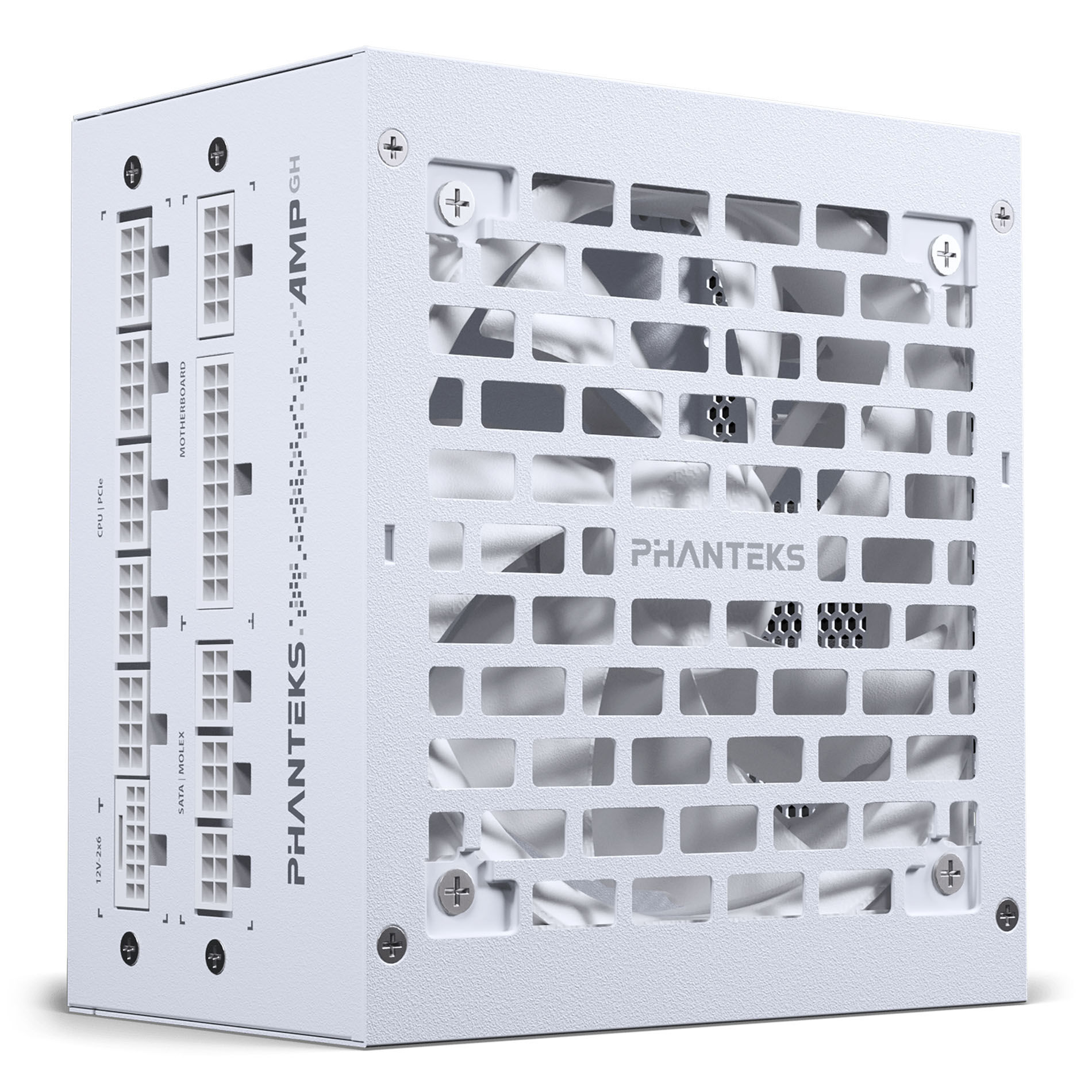 Phanteks AMP GH 750W 80 PLUS Gold power supply, PCIe 5.1, ATX 3.1 - 750 Watt, white