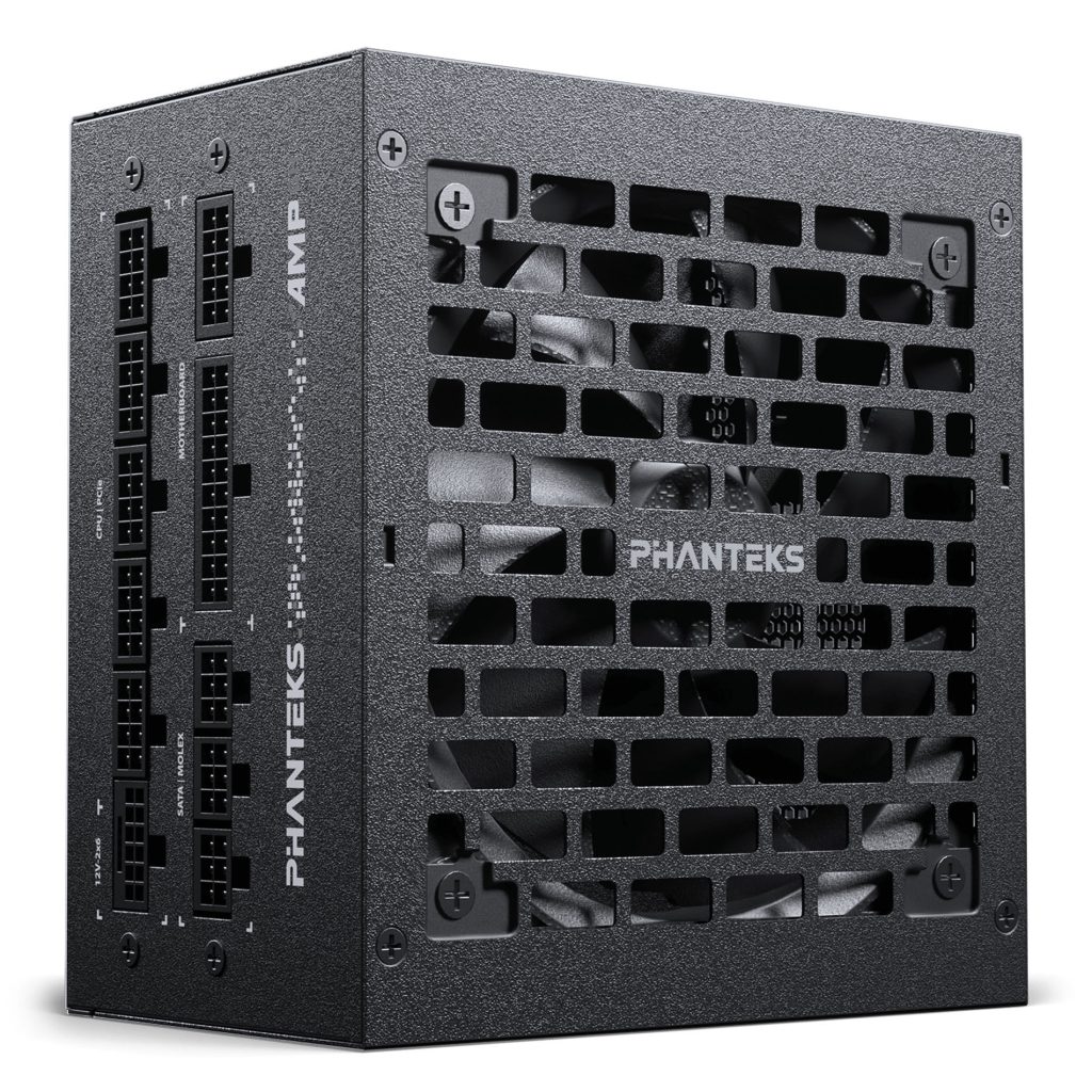 Phanteks AMP GH 850W 80 PLUS Gold power supply, PCIe 5.1, ATX 3.1 - 850 Watt, black