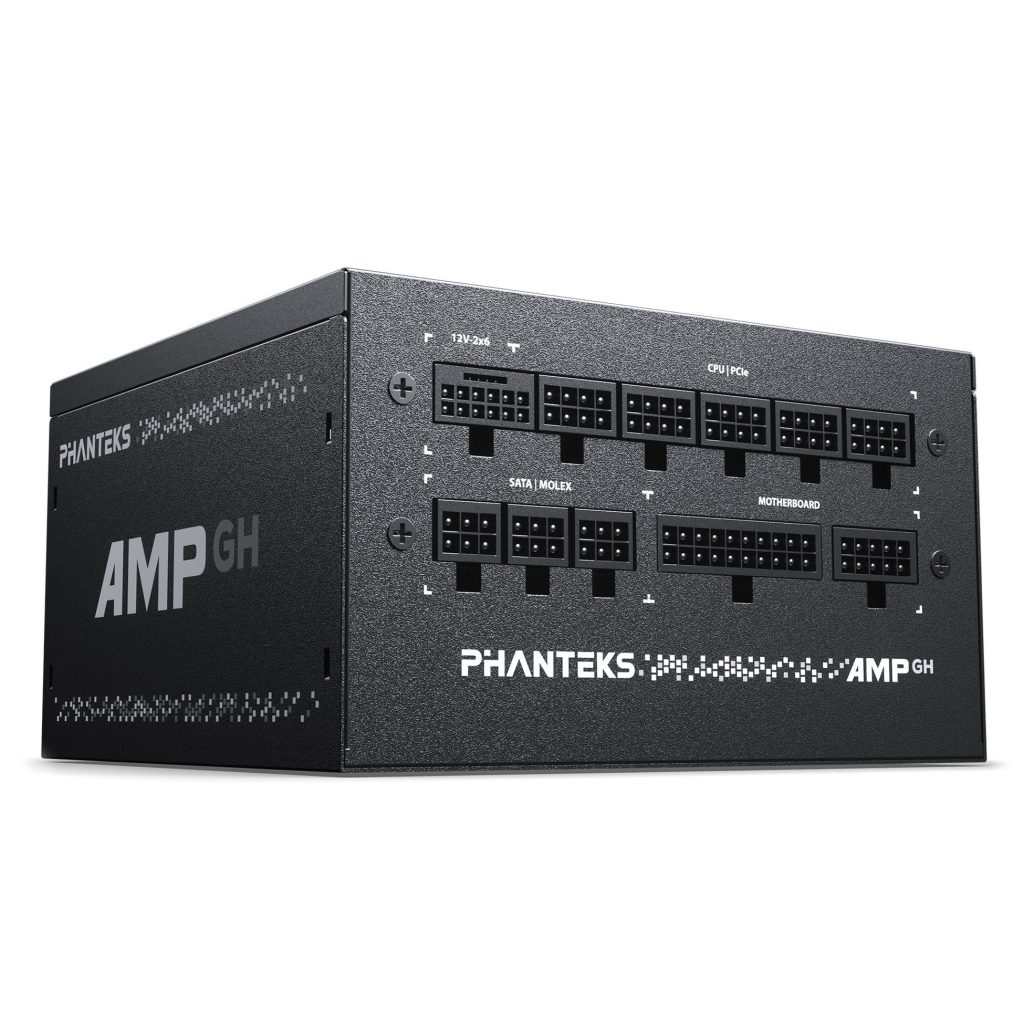 Phanteks AMP GH 850W 80 PLUS Gold power supply, PCIe 5.1, ATX 3.1 - 850 Watt, black
