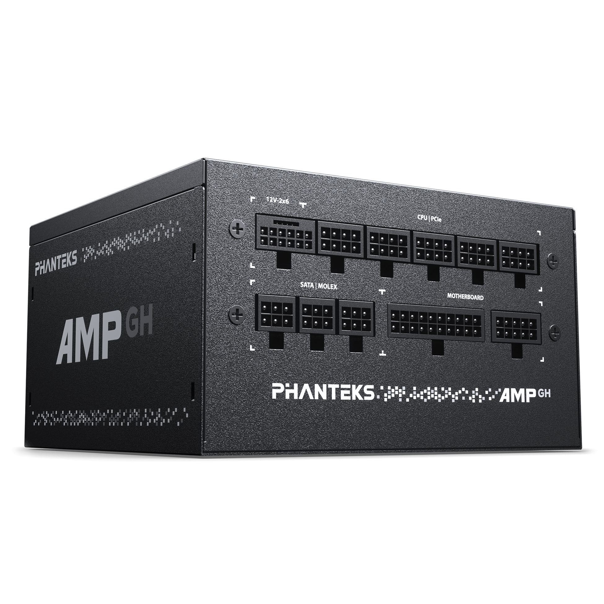 Phanteks AMP GH 850W 80 PLUS Gold power supply, PCIe 5.1, ATX 3.1 - 850 Watt, black