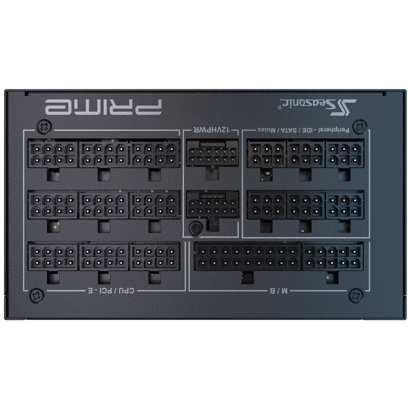 Seasonic Prime TX-1600, 80 PLUS Titanium power supply, modular, ATX 3.0, PCIe 5.0 - 1600 Watt