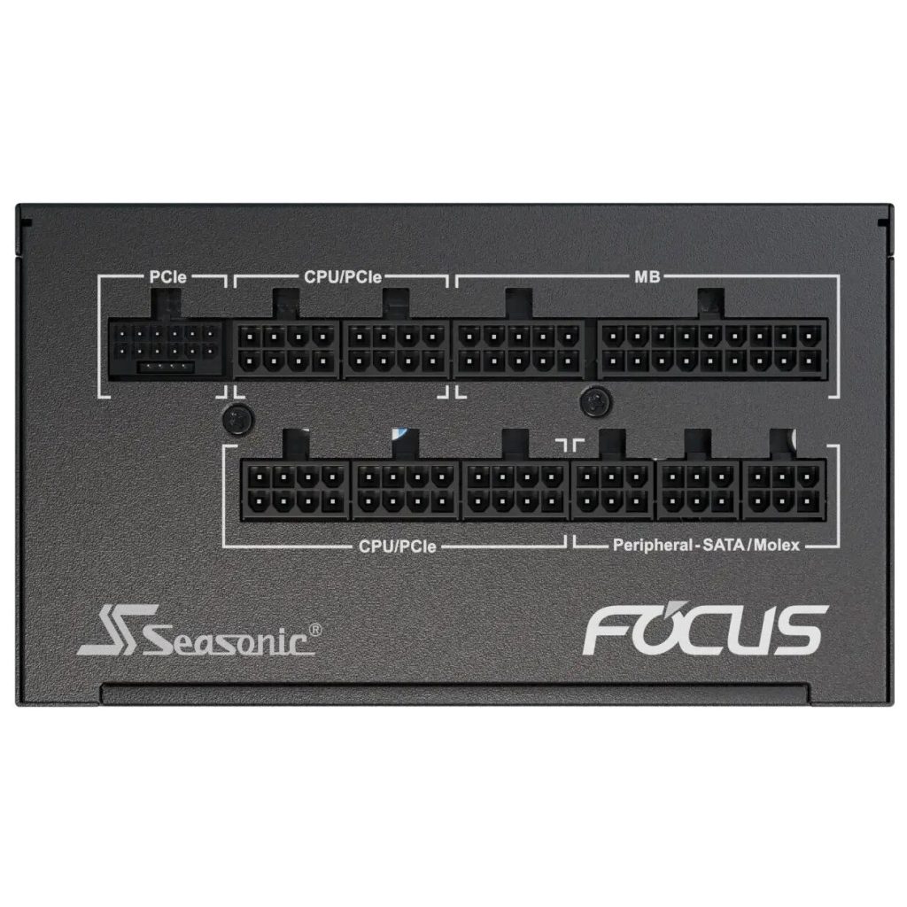 Seasonic Focus GX 80 PLUS Gold power supply, modular - 1000 watts, black