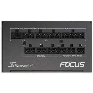 Seasonic Focus GX 80 PLUS Gold power supply, modular - 1000 watts, black