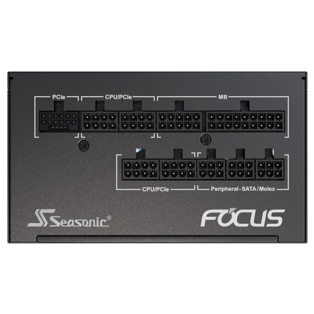 Seasonic Focus GX 80 PLUS Gold power supply, modular - 750 watts, black