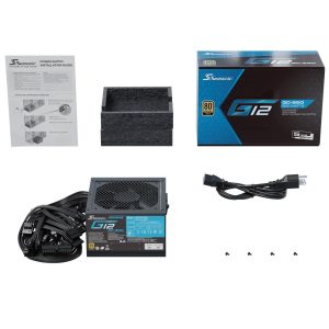 Seasonic G12 GC 80 PLUS Gold power supply - 850 Watt, black