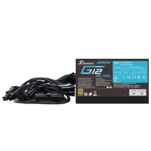 Seasonic G12 GC 80 PLUS Gold power supply - 750 watts, black