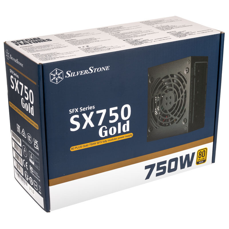 Silverstone SST-SX750-G 80 PLUS Gold, modular - 750 Watt