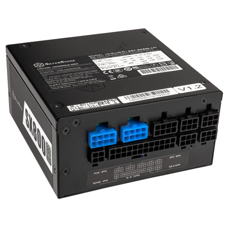 Silverstone SST-SX800-LTI v1.2 80 PLUS Titanium, modular - 800 Watt