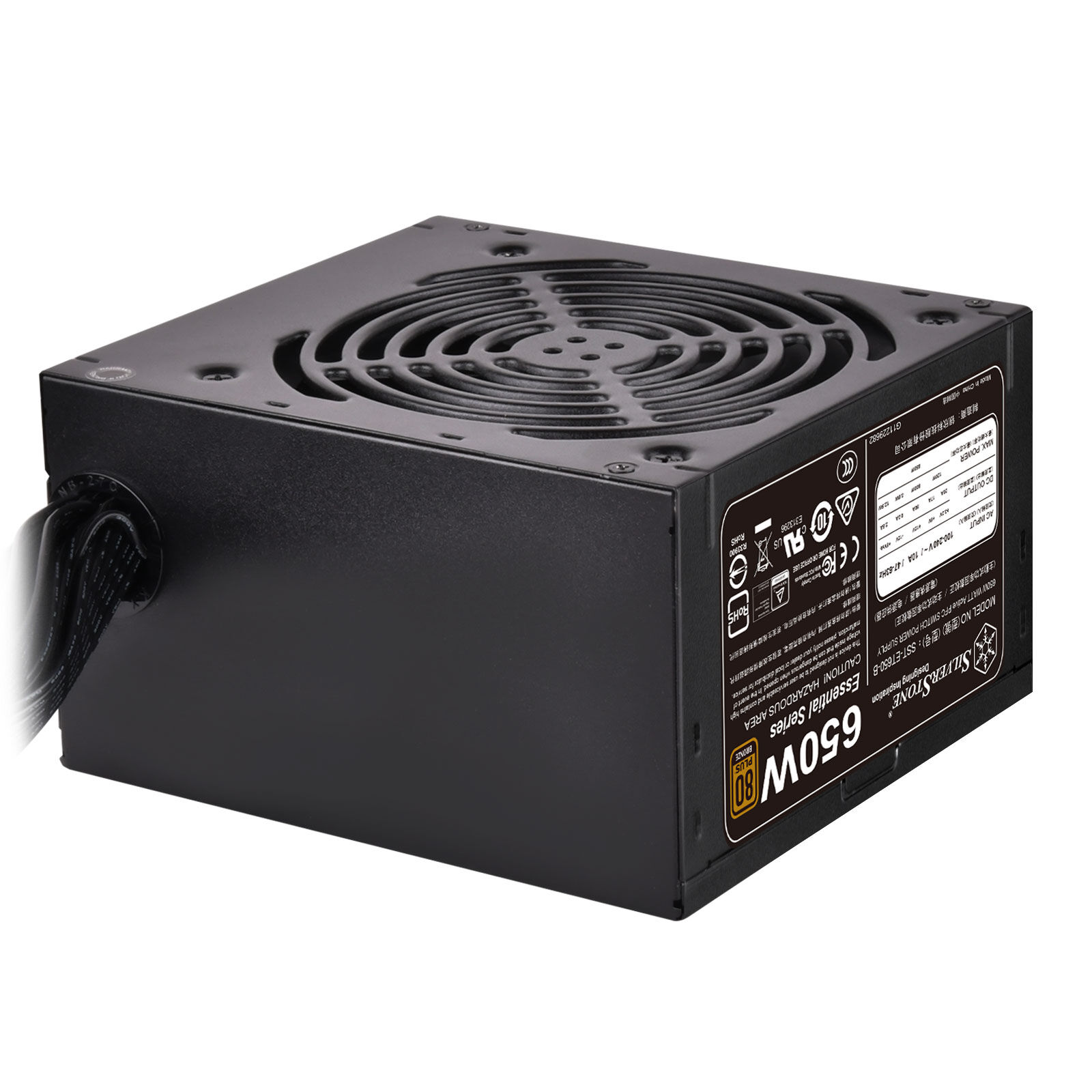 SilverStone SST-ET650-B v1.4 Strider Essential Series 80 PLUS Bronze - 650 Watt