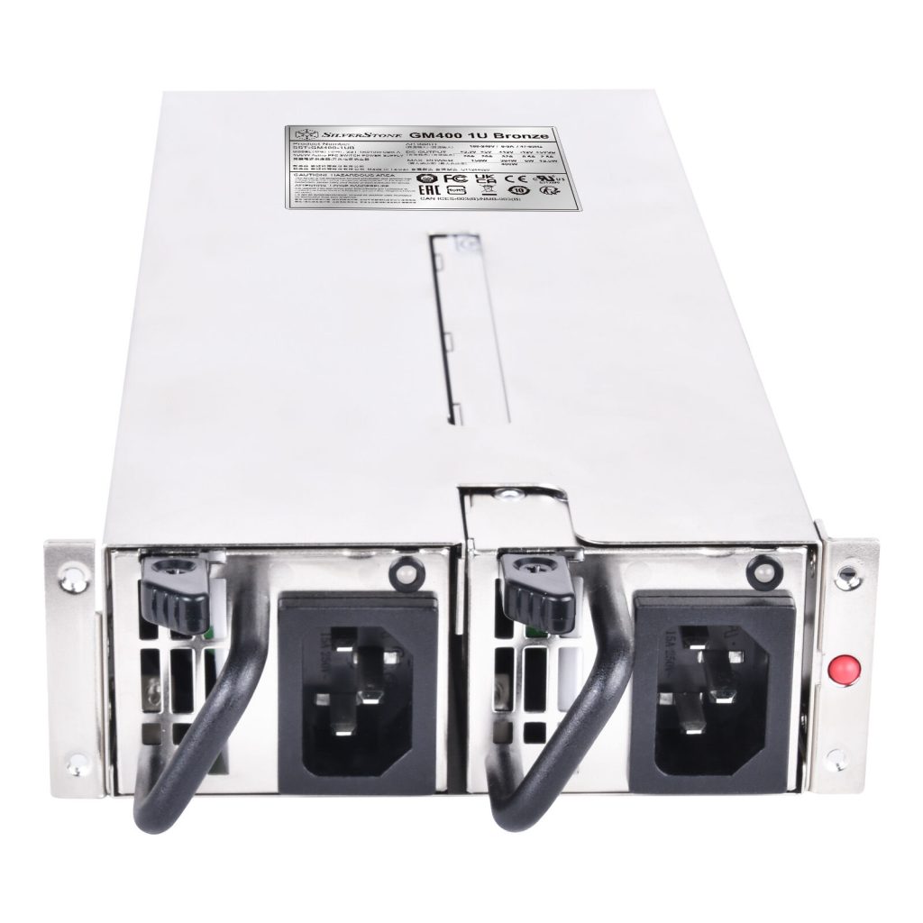 SilverStone SST-GM400-1UB Gemini Series redundant server power supply - 2x 400 watts