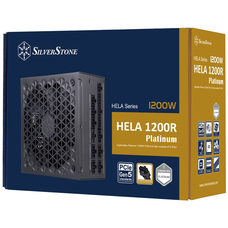 Silverstone HELA 1200R Platinum - Cybenetics Platinum, modular, ATX 3.0 - 1200 watts : image 8