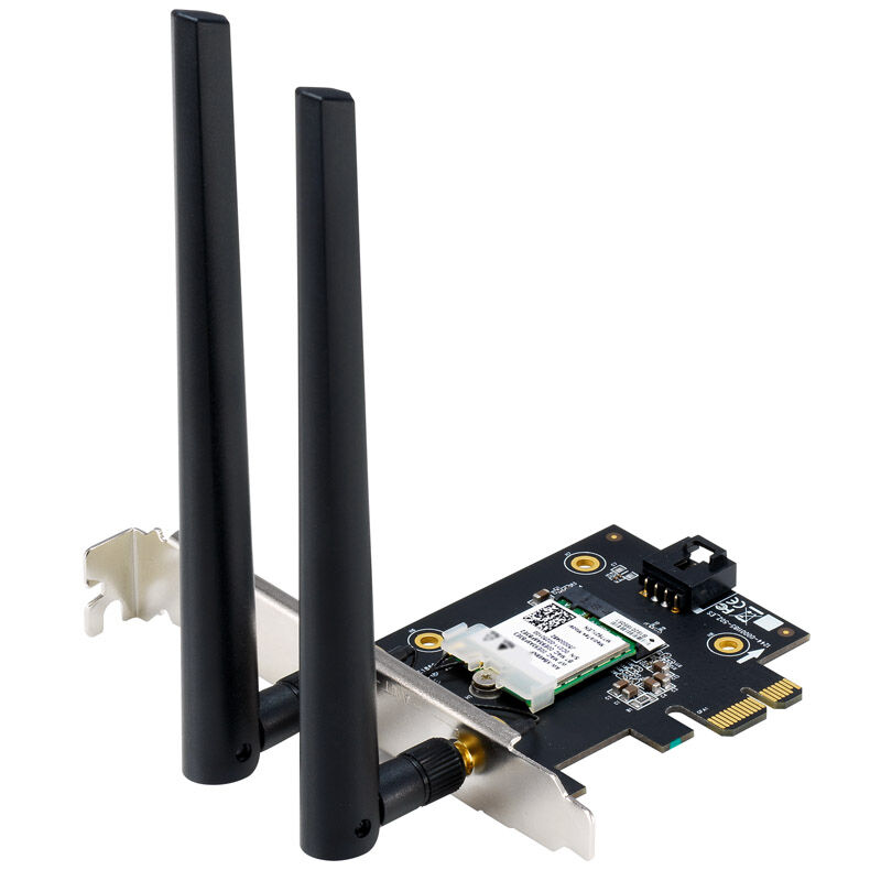 ASUS PCE-AX1800, 2.4GHz/5GHz WLAN, Bluetooth 5.2 LE, PCIe 2.0 x1