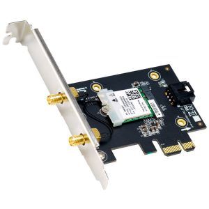 ASUS PCE-AX1800, 2.4GHz/5GHz WLAN, Bluetooth 5.2 LE, PCIe 2.0 x1