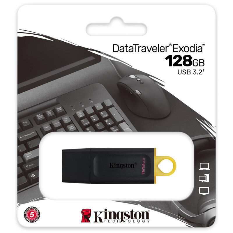 Kingston DataTraveler Exodia, USB 3.2 Type A - 128GB