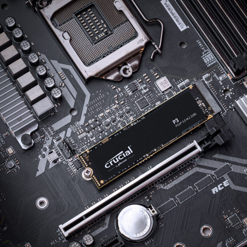 Crucial P3 NVMe SSD, PCIe 3.0 M.2 Type 2280 - 2TB