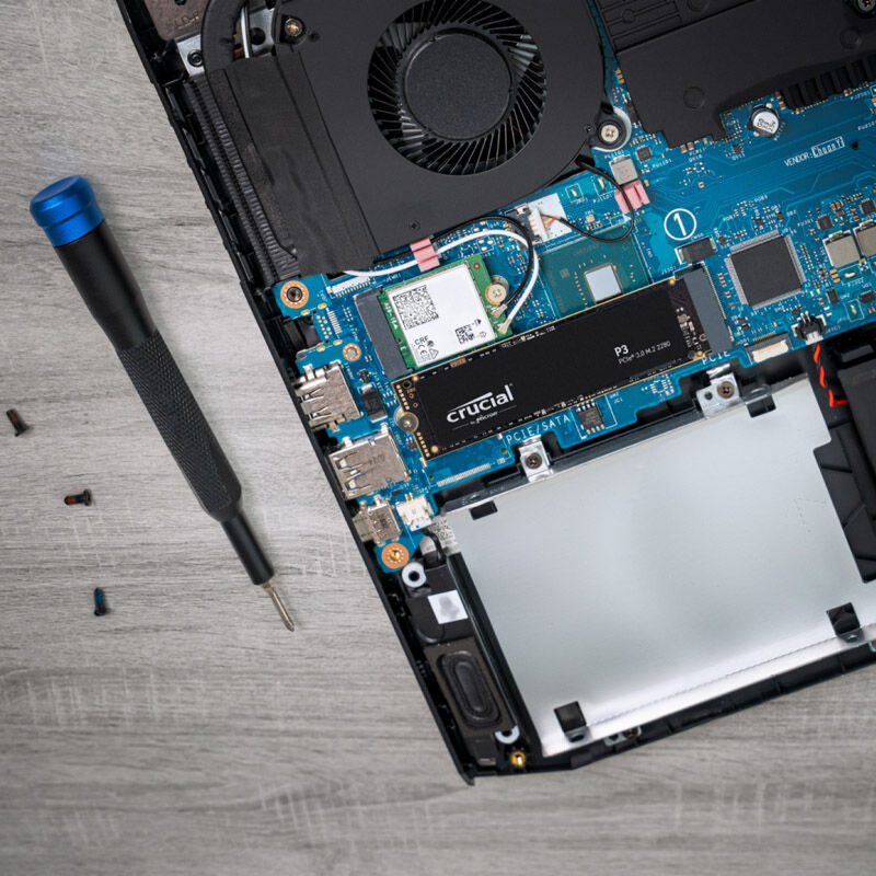 Crucial P3 NVMe SSD, PCIe 3.0 M.2 Type 2280 - 2TB