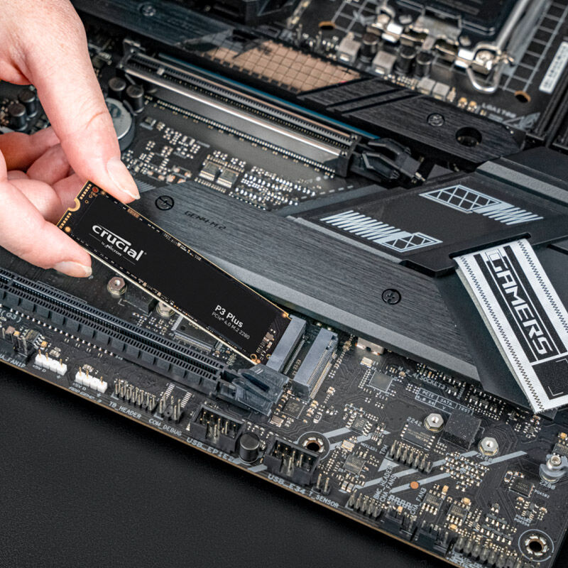 Crucial P3 Plus NVMe SSD, PCIe 4.0 M.2 Type 2280 - 2TB