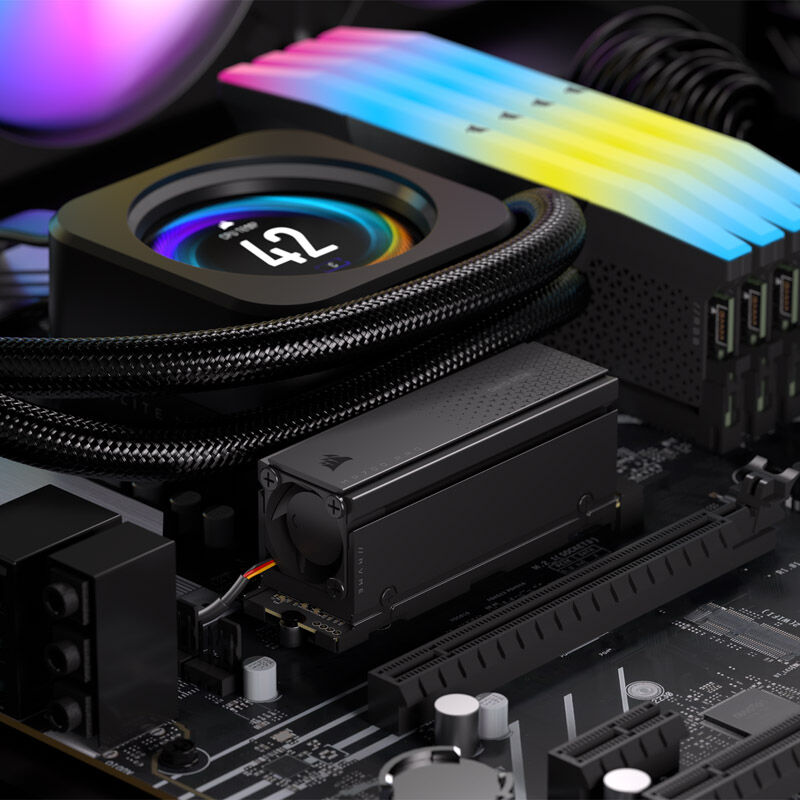 Corsair MP700 Pro NVMe SSD, PCIe 5.0 M.2 Type 2280 - 1TB with heatsink