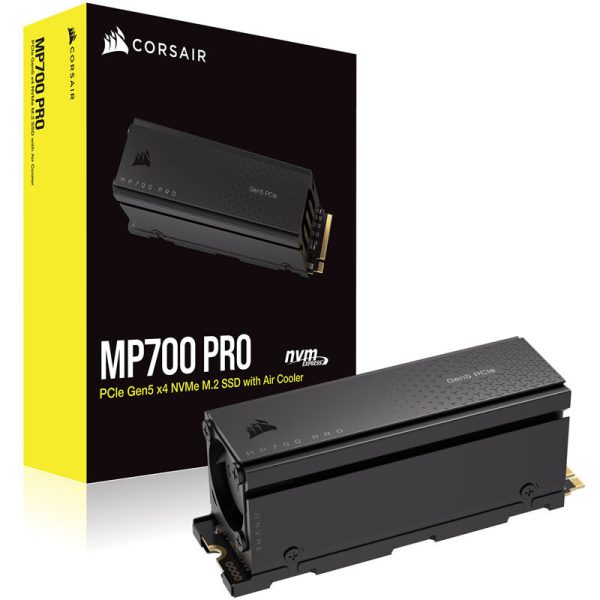 Corsair MP700 Pro NVMe SSD, PCIe 5.0 M.2 Type 2280 – 1TB with heatsink