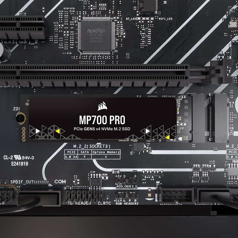 Corsair MP700 Pro NVMe SSD, PCIe 5.0 M.2 Type 2280 - 2TB
