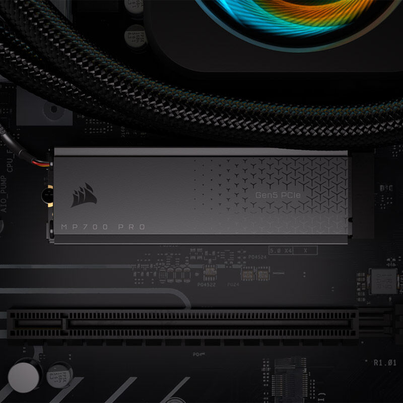 Corsair MP700 Pro NVMe SSD, PCIe 5.0 M.2 Type 2280 - 2TB with heatsink