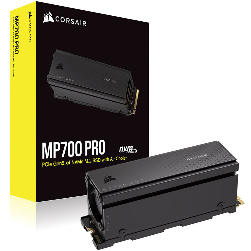 Corsair MP700 Pro NVMe SSD, PCIe 5.0 M.2 Type 2280 - 2TB with heatsink