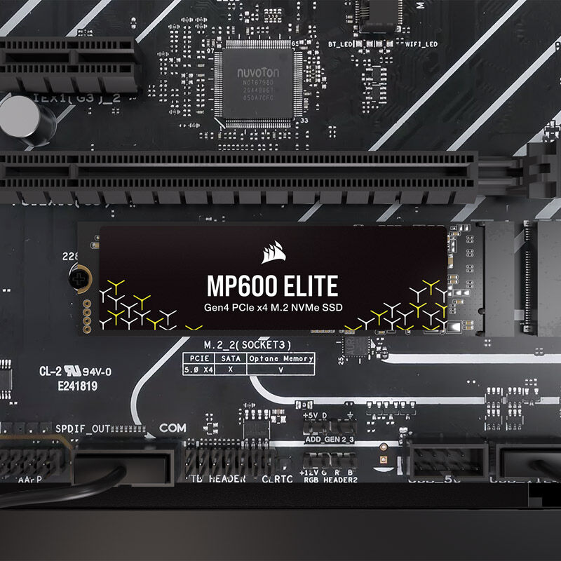 Corsair MP600 Elite NVMe SSD, PCIe 4.0 M.2 Type 2280 - 1TB