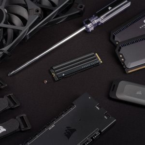 Corsair MP600 Elite NVMe SSD, PCIe 4.0 M.2 Type 2280 - 1TB with heatsink