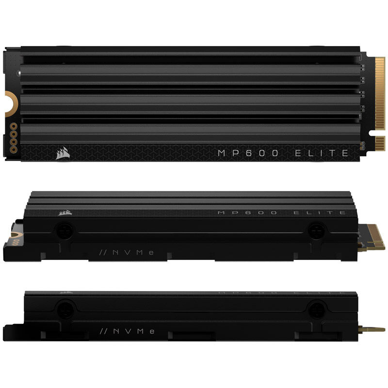 Corsair MP600 Elite NVMe SSD, PCIe 4.0 M.2 Type 2280 - 1TB with heatsink